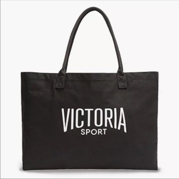 NEW Victoria's Secret Sport Tote/ Gym Bag Black & White - Limited Edition!! - Picture 1 of 3